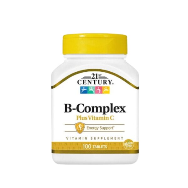 21st Century B-Complex Plus Vitamin C – 100 Tablets