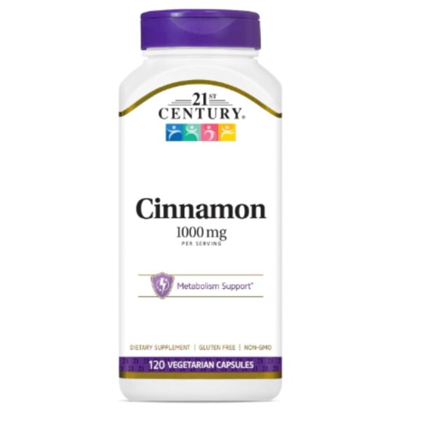 21st Century Cinnamon 1000mg 120 Capsules