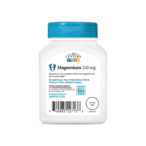 21st Century Magnesium 250 Mg, 110 Count (5)